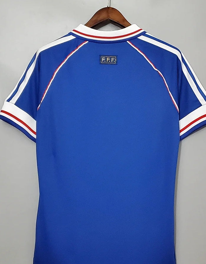 1998 Retro France Home Football Shirt